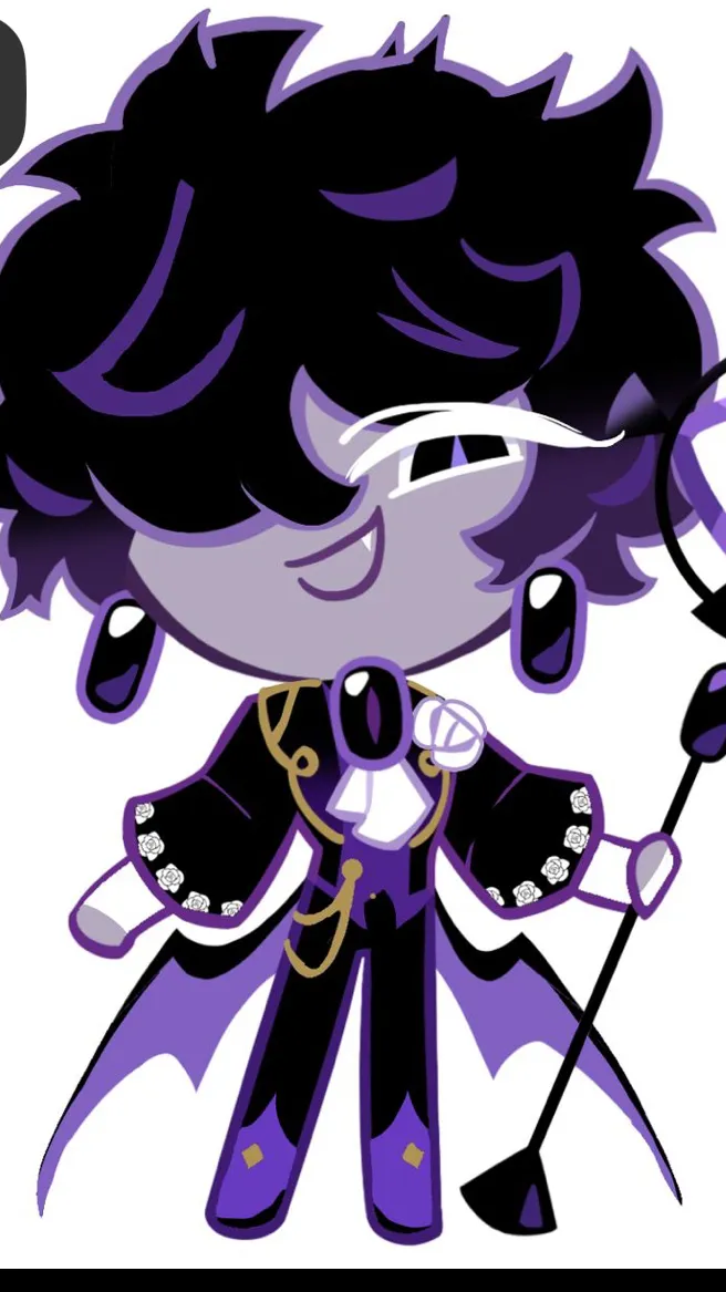 ai character: Black sapphire background