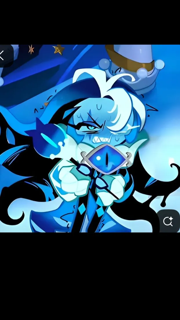 ai character: Shadow milk cookie background
