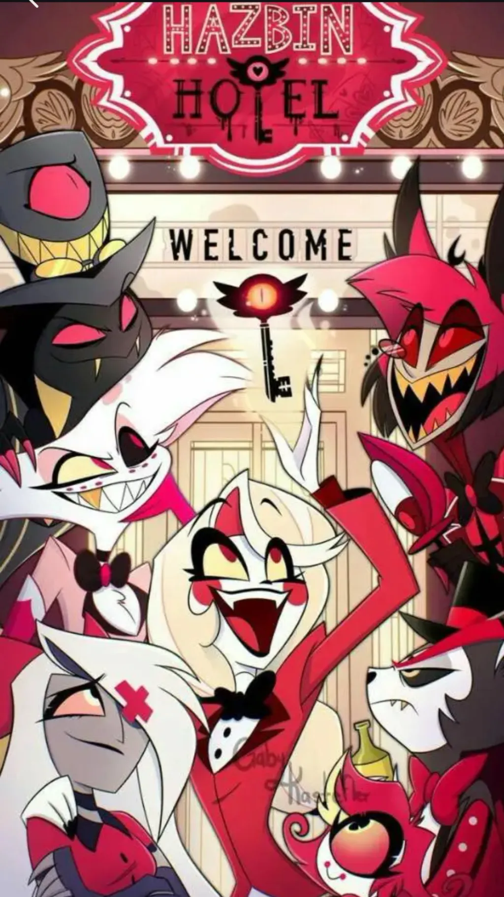 ai character: Hazbin hotel  background