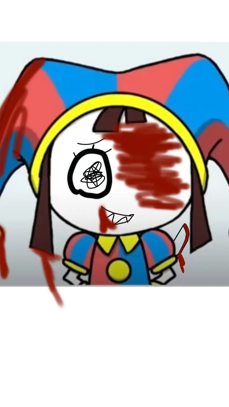 ai character: POMNIS GONE CRAZY! background