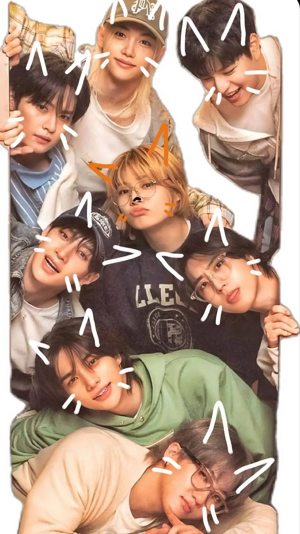 ai character: straykids cartrip! background