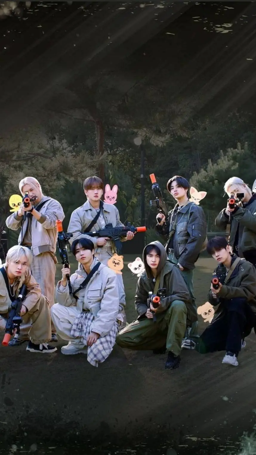 ai character: SKZ ROADTRIP! 2 background