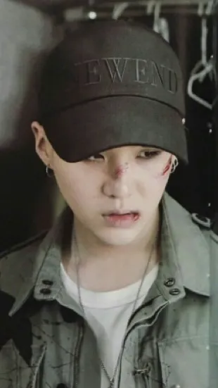 ai character: Min Yoongi  background