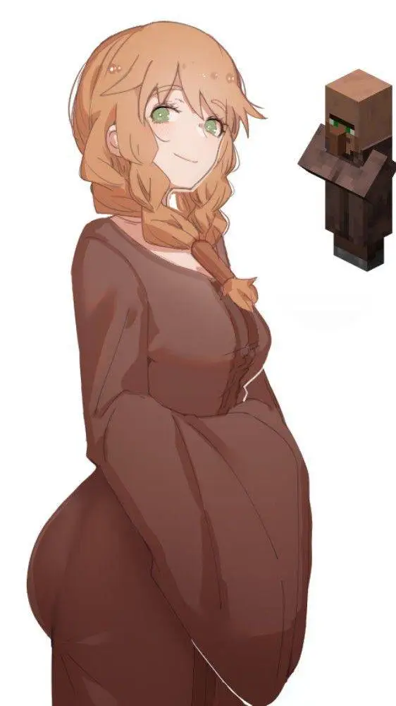 ai character: Villager-chan  background