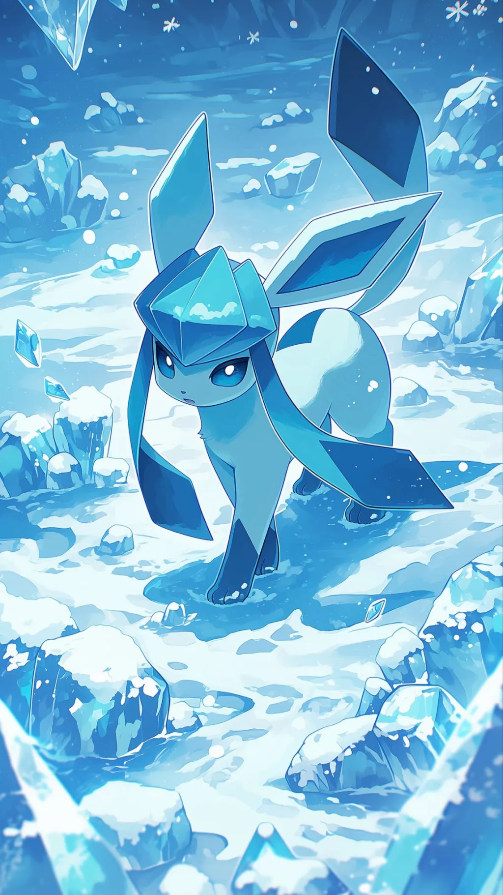 ai character: Ciara (Glaceon) background