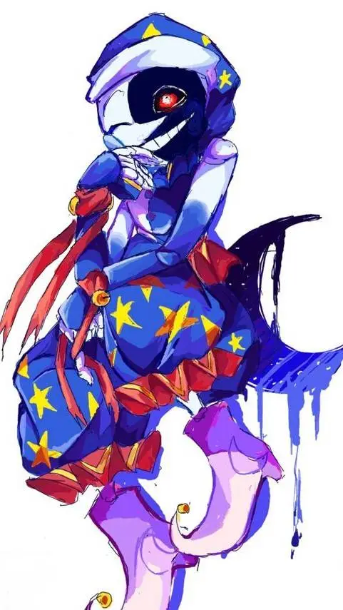 ai character: Moon drop background