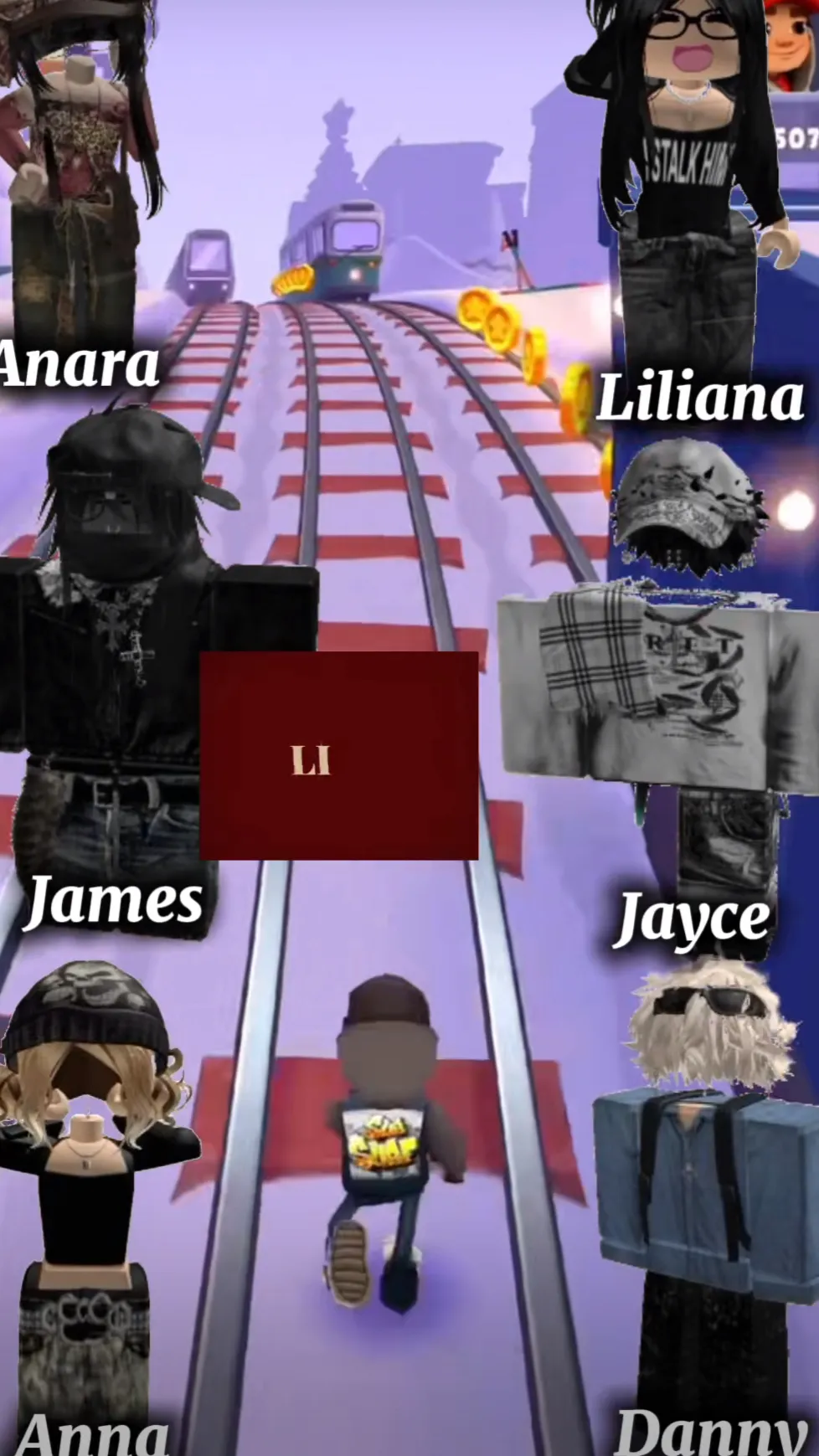 ai character: Roblox group chat background