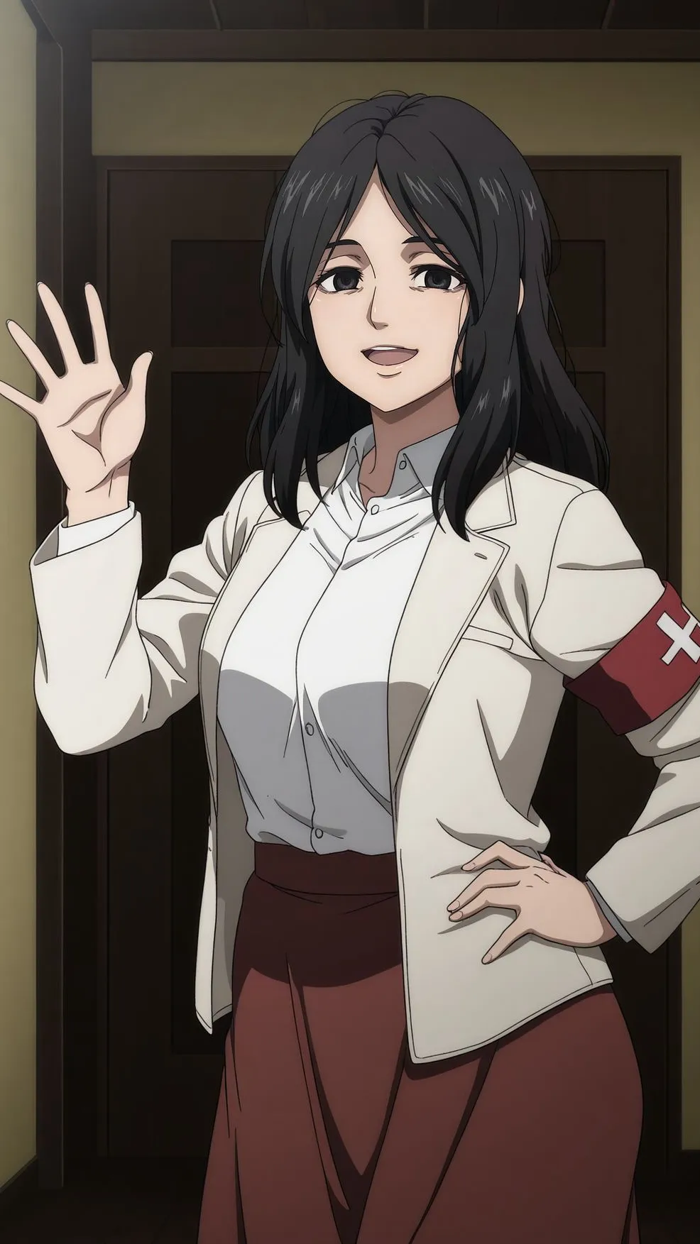 ai character: Pieck  background