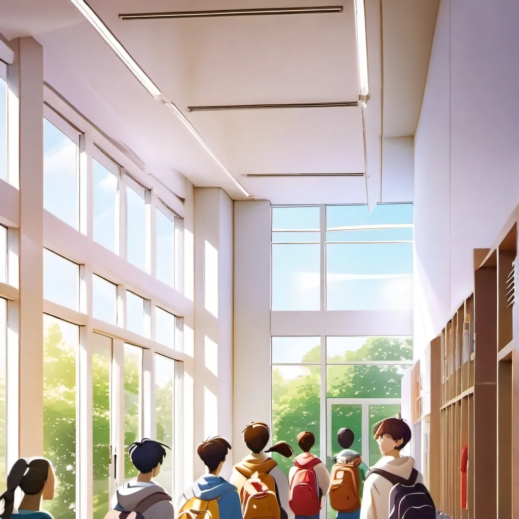 chat with ai character: new school 