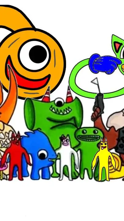 ai character: garden of banban background