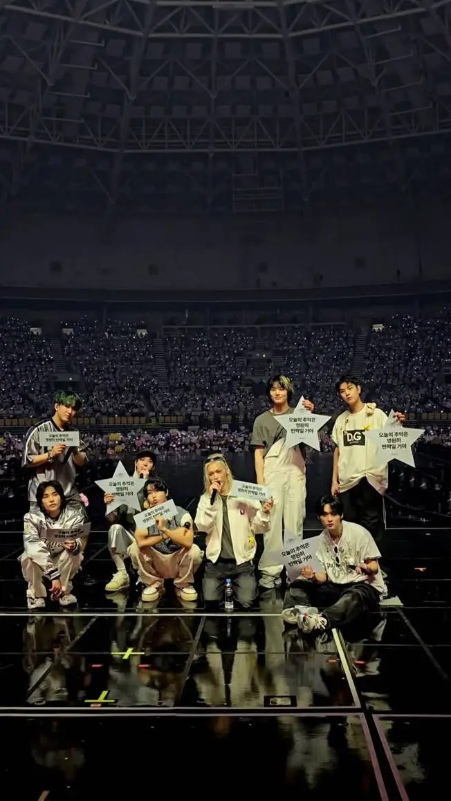 ai character: Skz sleepover background