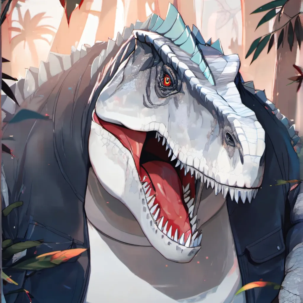 chat with ai character: fat indominus Rex 