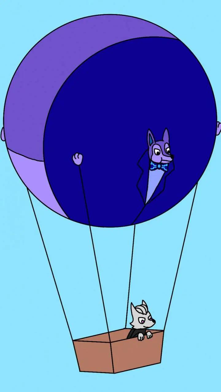 ai character: Sweetie's H A B 🫐🎈 background