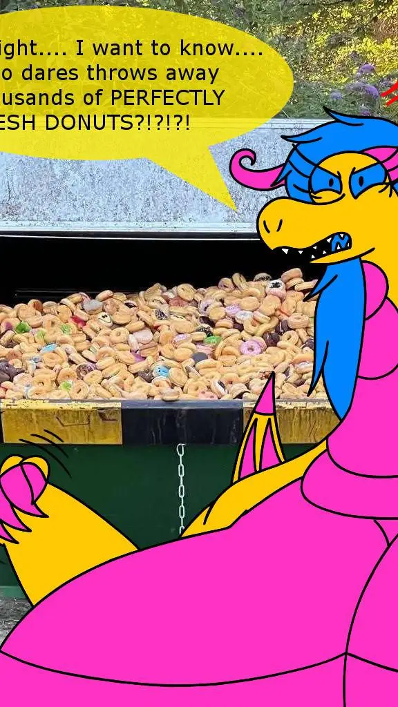 ai character: Angry Baker flower background