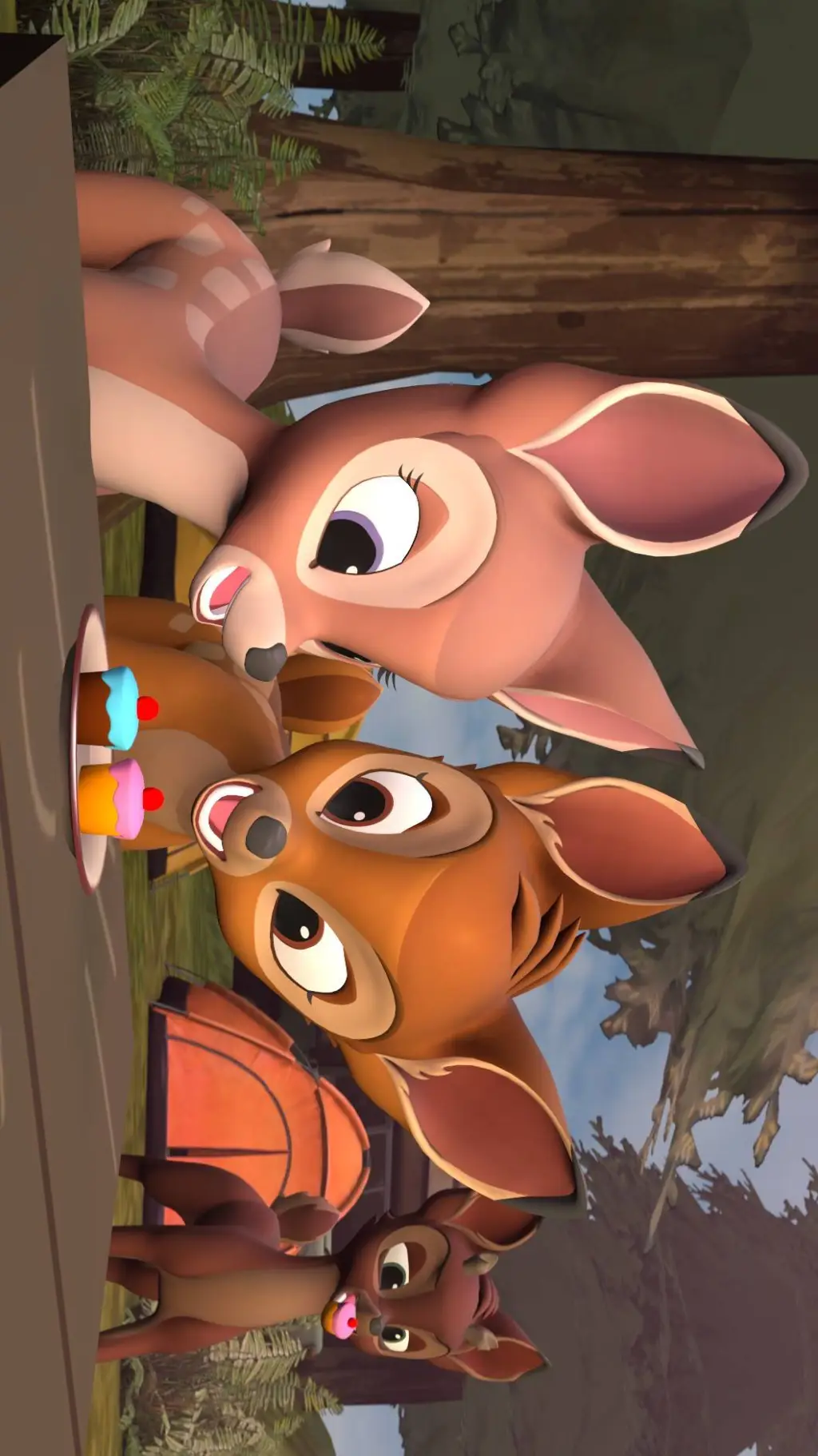ai character: cp B, F, & R background