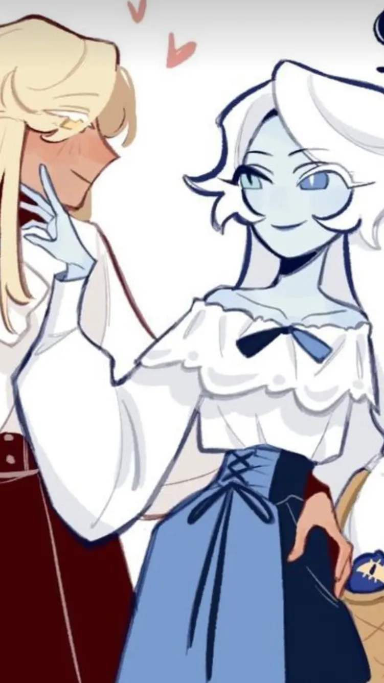 ai character: female shadow milk background