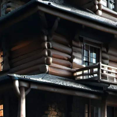 chat with ai character: Cabin snow storm