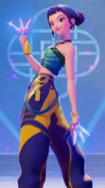 ai character: Zoey  background