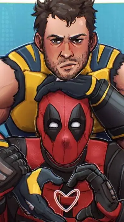 ai character: deadpool--wolverin background