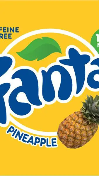 ai character: fanta pineapple background