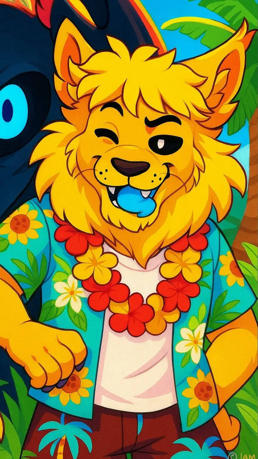 ai character: MattLion sans  background