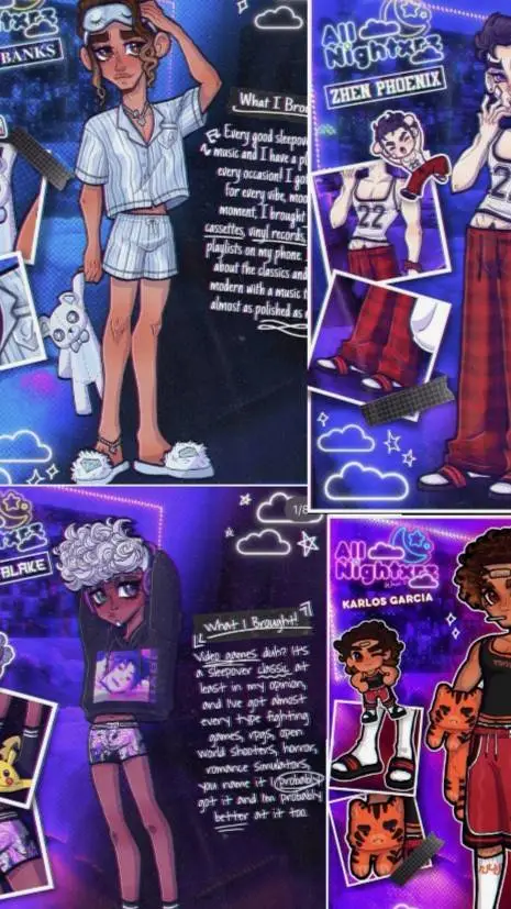 ai character: All Nightrz background