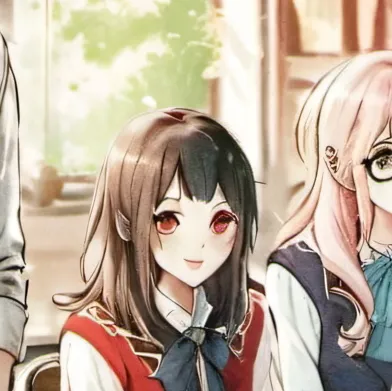 chat with ai character: new student