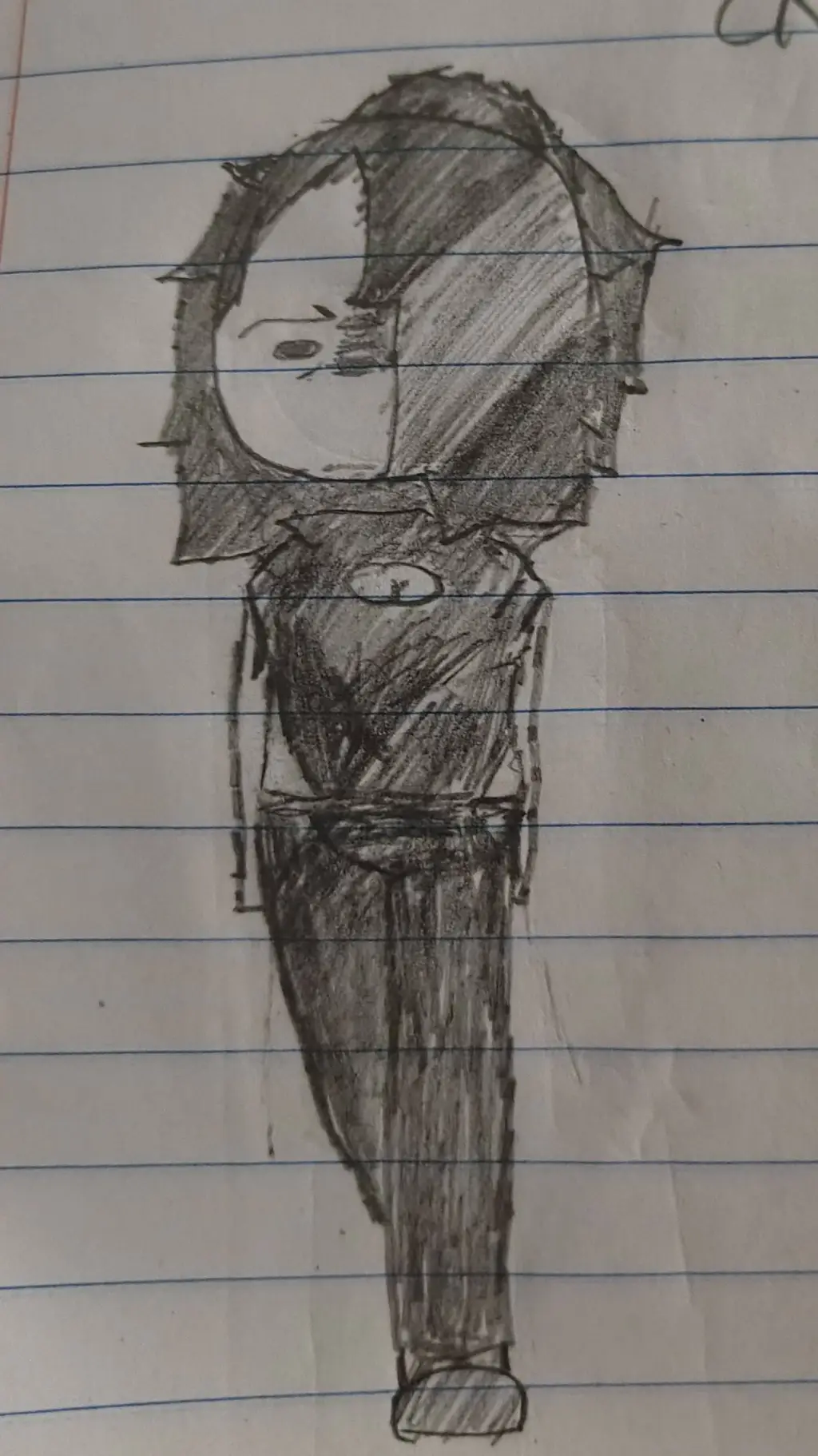 ai character: crisy background