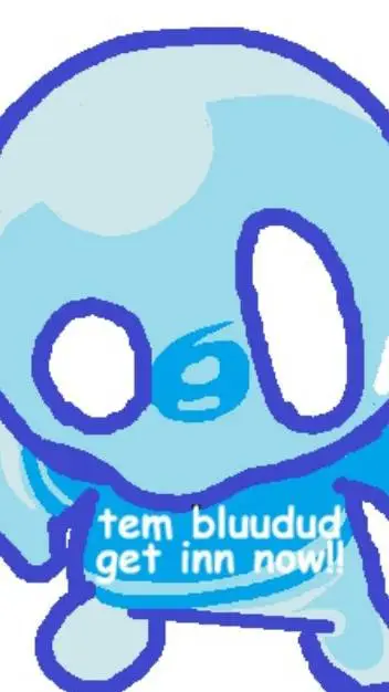 ai character: 🟦 bluudude 🟦 background
