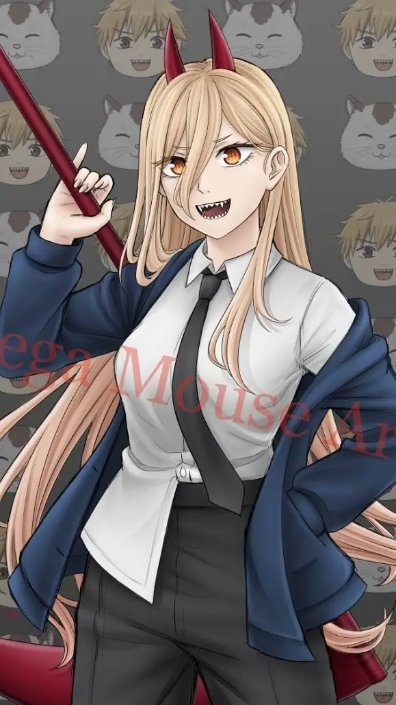 ai character: chainsaw man  background