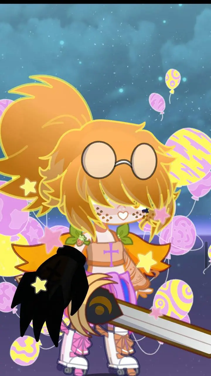 ai character: Caramel Sparkle oc background