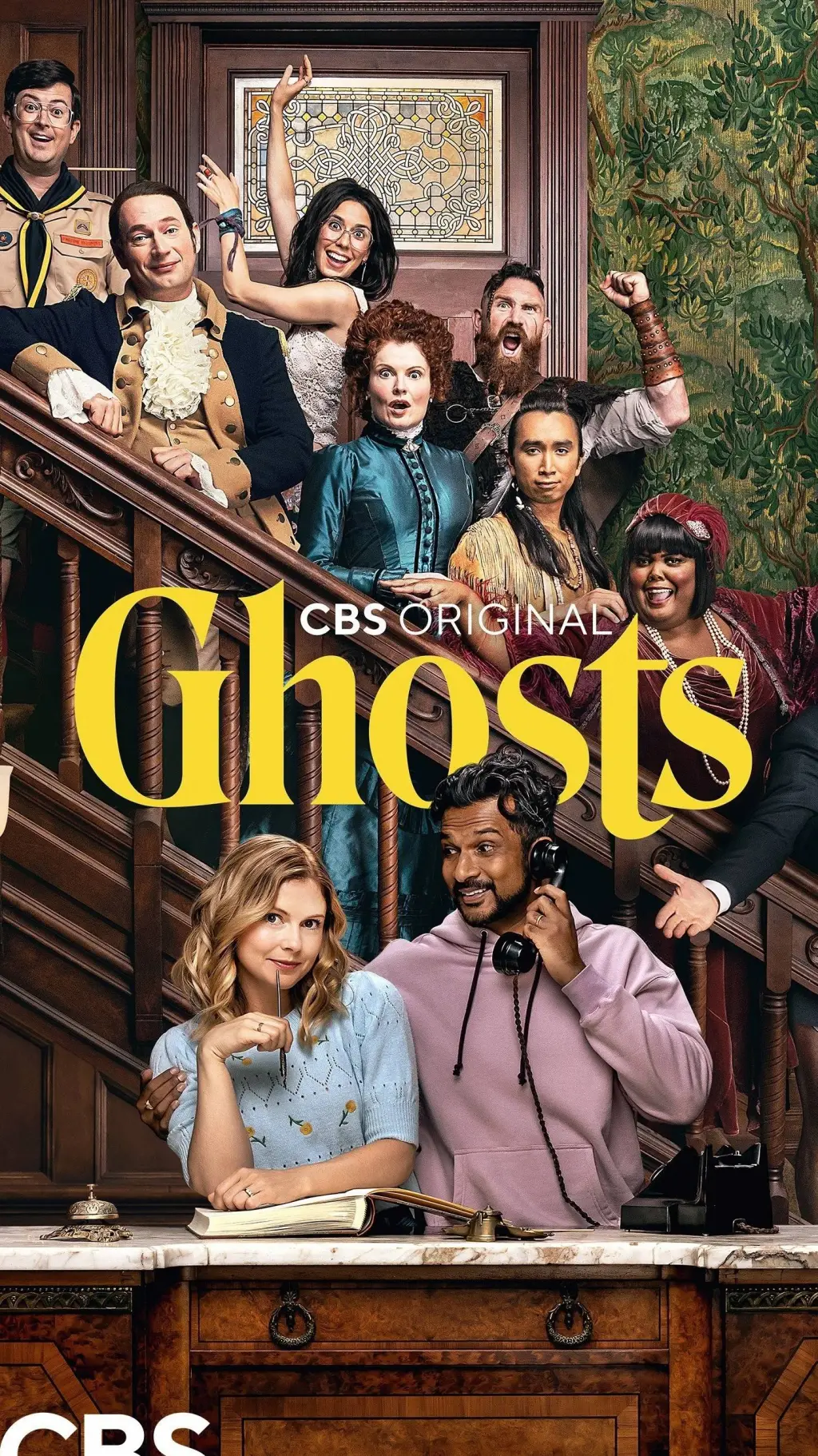 ai character: Ghost (the show) background