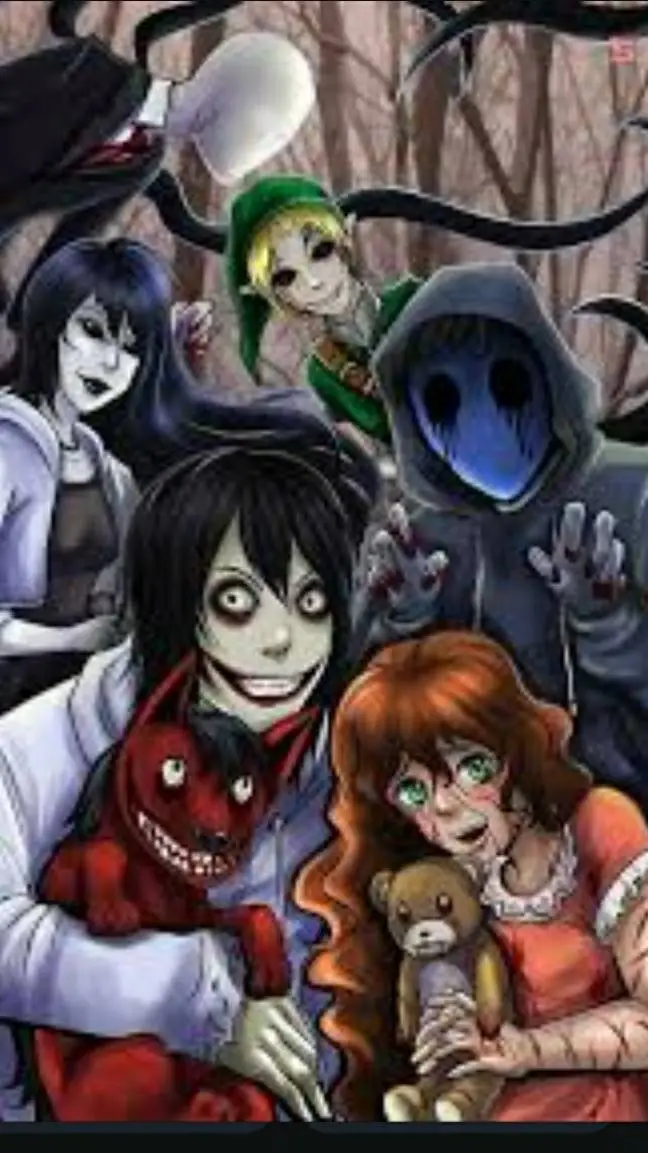 ai character: creepypasta  background