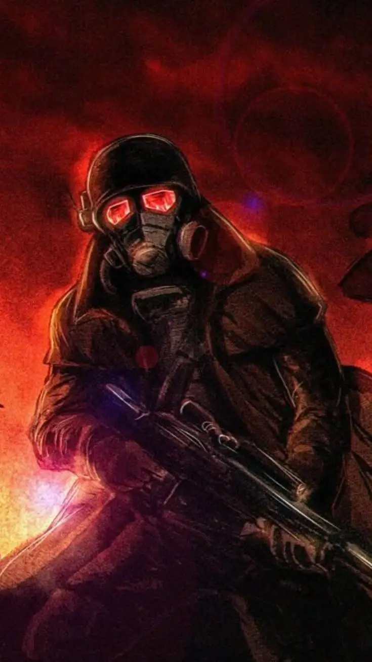 ai character: courier 6  background