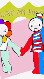 ai character: TikTok Flower background