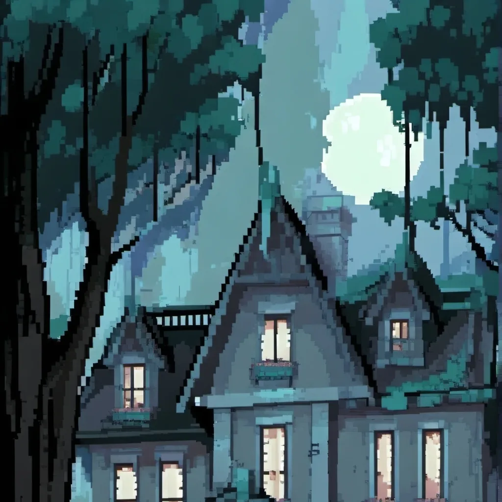 chat with ai character: the haunted house🕸