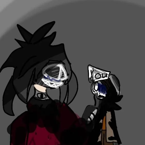 chat with ai character: black ink