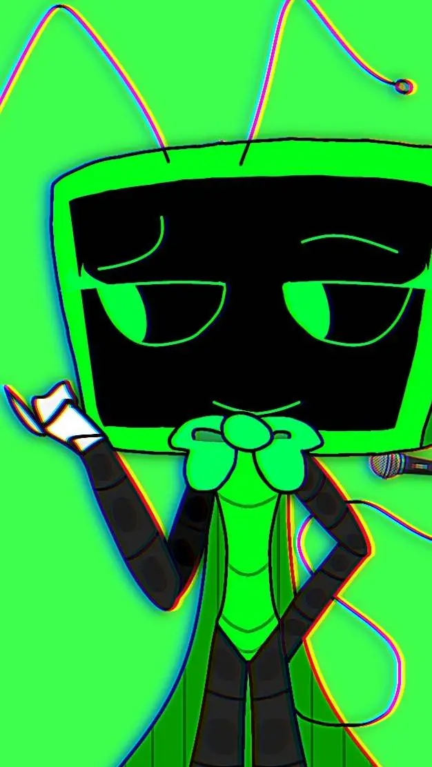 ai character: 🖤💚Vee💚🖤 background