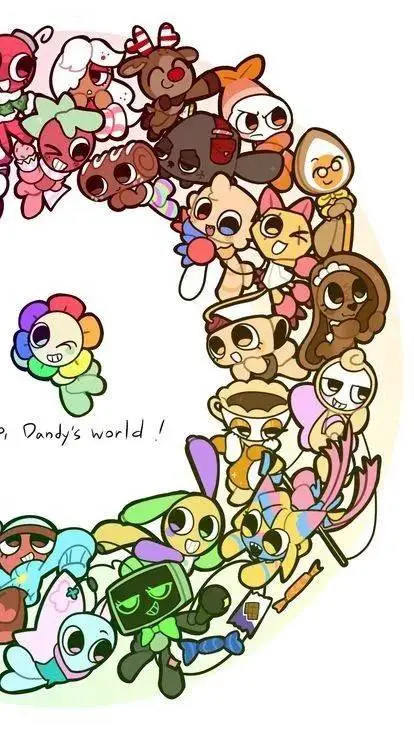 ai character: Dandys World Mains background