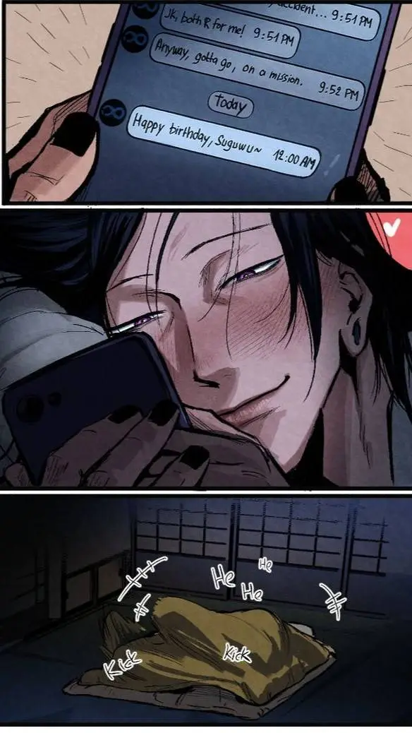 ai character: satosugu background