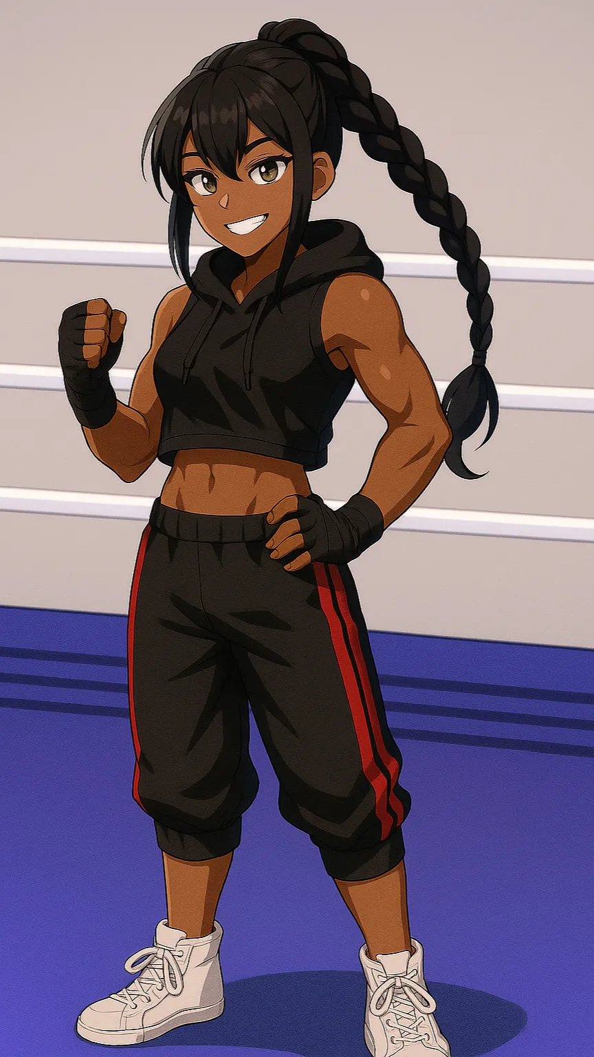 ai character: Zaria Knox background