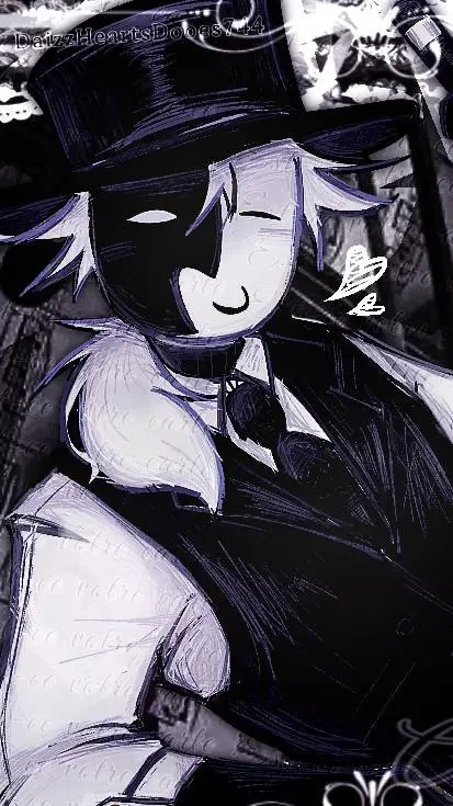 ai character: artful background