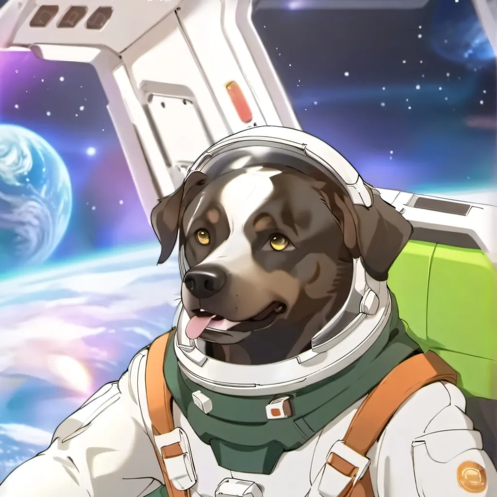 chat with ai character: space dog