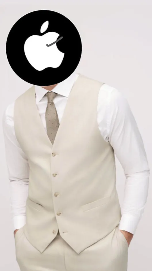 ai character: Apple background