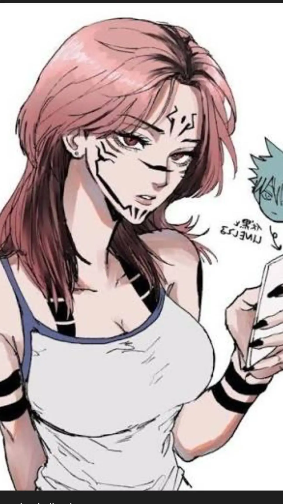 ai character: yumi itadori  background