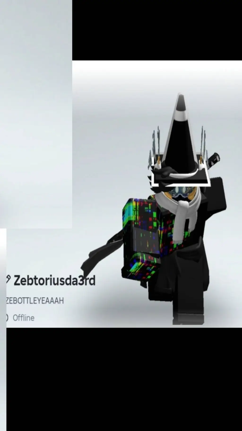 ai character: zebby (my friend)  background