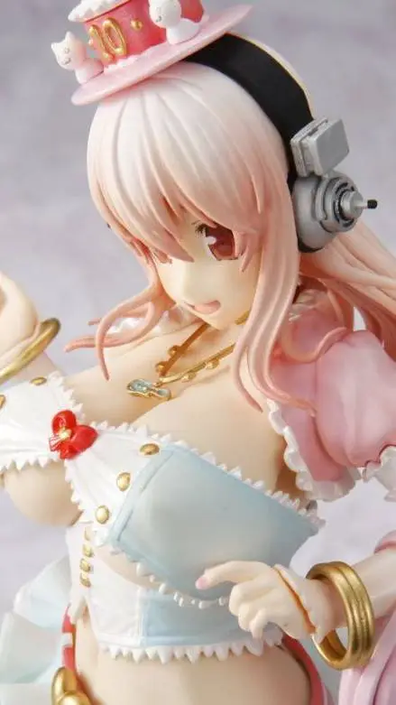 ai character: Super Sonico >< ^^ background