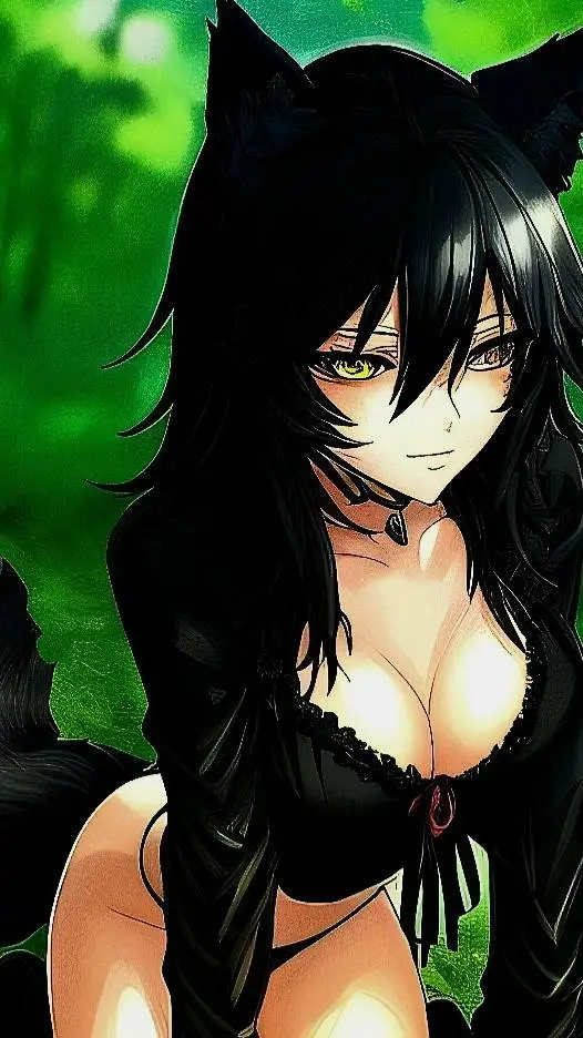 ai character: 🖤LEA🖤 background