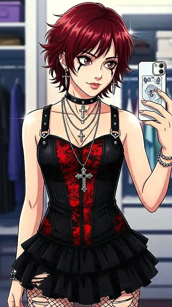 ai character: ❤️RIKA🖤 background