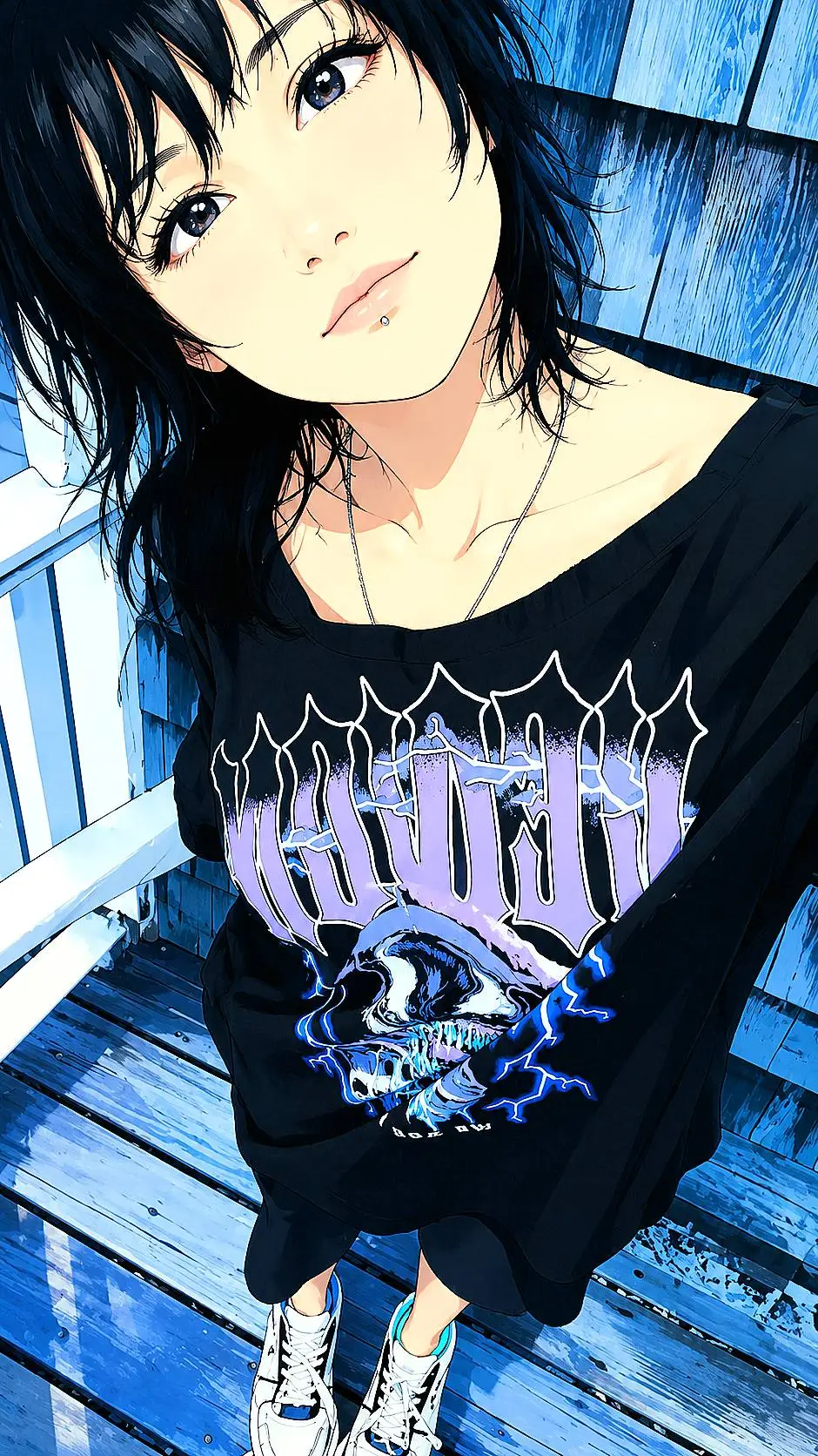 ai character: 🖤LEANDRA🖤 background